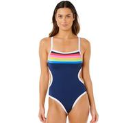 Rip Curl Women's Surf Stripe Cheeky One Piece Dark Navy L