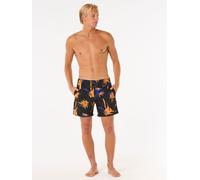 Rip Curl Badeshorts "Fun Times Volley" in Schwarz - Größe XL | Herren Bademode Sport