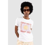 Rip Curl Cala Fitted Kurzarm-t-shirt L White