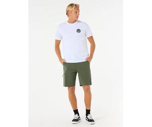 Rip Curl Cargobermudas "Boardwalk Global Entry" in Grün - Größe 33 | Herren Plussize