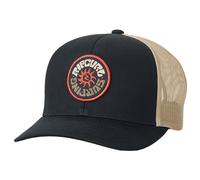 Rip Curl Trucker Cap Custom Curve – Mesh Snapback, verstellbar – Schwarz/Khaki, Einheitsgröße