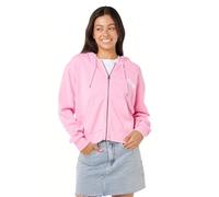 Rip Curl Damen Aloha Relaxed Zip-up Hooded Sweatshirt, pastellrosa, XL