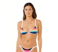Rip Curl Surf Stripe Fixed Tri Bikini Top Mehrfarbig M Frau