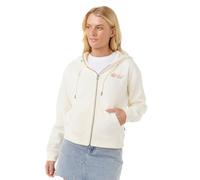 Rip Curl Damen Waikiki Zip-up Hooded Fleece Sweatshirt Kapuzenpullover, Hawaii Bone 253, XL