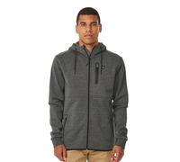 Rip Curl Herren Men's Technical Zip Up Hooded Jacket Anti-Serie Departed Jacke mit Reißverschluss, Charcoal Marle, X-Large