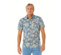 Rip Curl Herren Sessions Kurzarmshirt, Dunkles Marineblau, XL