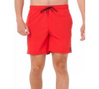 Rip Curl Herren Volley, 43,2 cm, Elastische Taille, Schnell Trocknender Stretch-Stoff und Taschen Boardshorts, Rot/Ausflug, einfarbig (Getaway Solids), L