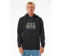 Rip Curl Hoodie "Down The Line" in Schwarz - Größe M | Herren Sweatshirts Jacken