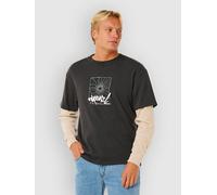 RipCurl Inner Visions Smashed Long Sleeve Tee washed black (8264) M