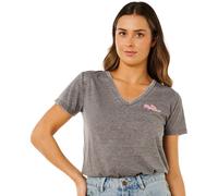 Rip Curl - Women's Layday Standard Tee - T-Shirt, Gr. M, grau (WashedBlack)