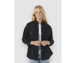 Rip Curl Oceanic Textured Shacket Hemd washed black Damen Gr. L