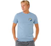 Rip Curl - Pacific Rinse Stacked T-Shirt Herren faded denim