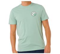 Aloe Rip Curl Pacific Rinse Stacked Short Sleeve T-shirt Grün XL Mann