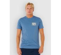 Rip Curl Pacific Rinse Sunrise Short Sleeve T-shirt Blau XS Mann