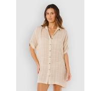 Rip Curl - Leichtes Kariertes Hemd-Kleid - Damen / Frau - Paradise Check Cover Up - 2026 - Paradise Check Cover Up Off White für Beige S