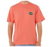 Rip Curl - Raw Burst Tee - T-Shirt, Gr. L, rot (RoseSky)