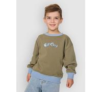 Rip Curl Ride The Wave Crew Kids Sweater surplus green Jungen Gr. T04