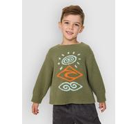 Rip Curl Ride The Wave Knit Kids Sweater surplus green Jungen Gr. T04