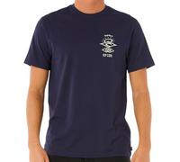Rip Curl Herren Search Icon T-Shirt, Marineblau/Grau 251, L