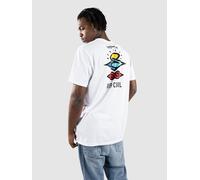Rip Curl Search Icon T-Shirt white Herren Gr. S