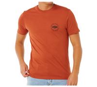 Rip Curl - Staple Tee - T-Shirt, Gr. L, rot (BakedClay)