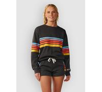 Rip Curl - Women's Surf Revival Relaxed Crew - Pullover, Gr. M, schwarz (WashedBlack)