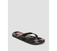Rip Curl Swc Bloom Open Toe Flip-flops 1a1mot-90 Print;Schwarz 41