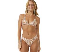 Rip Curl Women's Block Party Adjustable Halter Bright Peach XL