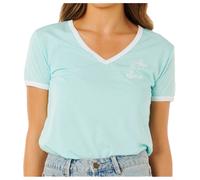 Rip Curl - Women's Hotel Malibu V-Neck - T-Shirt, Gr. XXL, grau (LightSeaBlue)