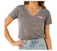 Rip Curl - Women's Layday Standard Tee - T-Shirt, Gr. S, grau (WashedBlack)