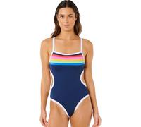 Rip Curl Women's Surf Stripe Cheeky One Piece Dark Navy S