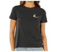 Rip Curl - Women's Tide Line Standard Tee - T-Shirt, Gr. XS, schwarz (WashedBlack)
