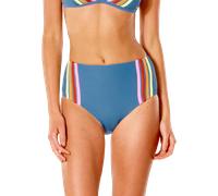 Rip Curl Women's Wave Shapers High Waist Cheeky Dark Teal S