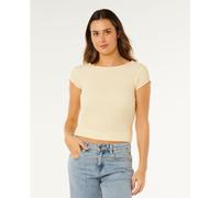 RipCurl Coastal SS TOP pastel yellow (0316) 2XL