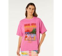 Rip Curl - Women's Hayley O Heritage Tee - T-Shirt, Gr. XS, rosa (SuperPink)