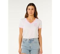 Rip Curl - Women's Hotel Malibu V-Neck - T-Shirt, Gr. XS, weiß (OpticalWhite)