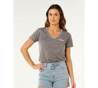 Rip Curl - Women's Layday Standard Tee - T-Shirt, Gr. XL, grau (WashedBlack)