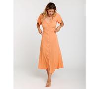 RipCurl Molokaï Short Sleeve Long Dress orange (0030) M