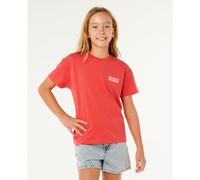RipCurl Ocean Break Relaxed Tee-girl deep red (0582) 14