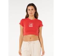 RipCurl Pacific Coast Baby Tee deep red (0582) M