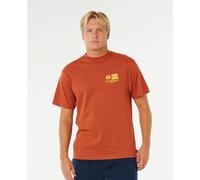 RipCurl Pacific Rinse Glass OFF Tee baked clay (8643) 2XL