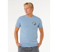 Rip Curl - Pacific Rinse Stacked Tee - T-Shirt, Gr. XL, blau (FadedDenim)