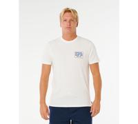 Rip Curl Pacific Rinse Sunrise Short Sleeve T-shirt Weiß XL Mann