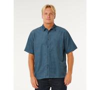 Pine Night Rip Curl Premium Surf Short Sleeve Shirt Blau S Mann