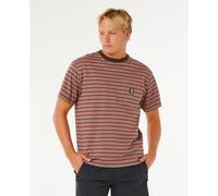 RipCurl Search Stripe Tee coffee (0005) M