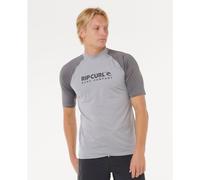 RipCurl Shock UPF Short Sleeve grey marle (0085) S