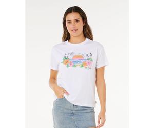RipCurl SUN Rays Cropped Tee optical white (3262) L