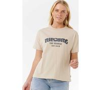 Rip Curl Surf Puff Relaxed Kurzarm-t-shirt M Natural