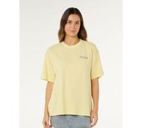 Rip Curl Surf Revival Heritage T-Shirt pastel yellow Damen Gr. S