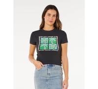 RipCurl Surf Side Fitted Tee washed black (8264) M